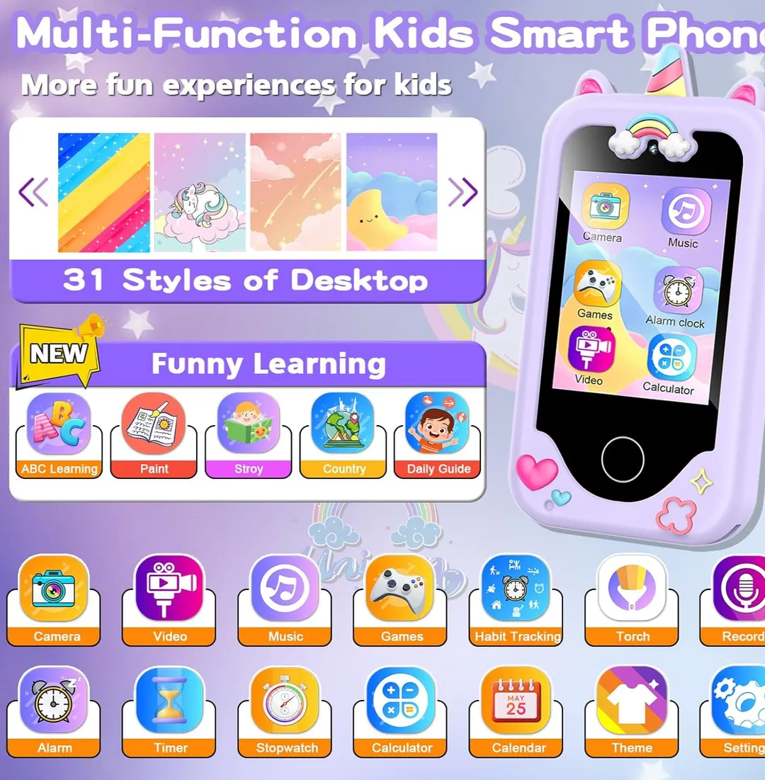 Mini Celular Arcoíris