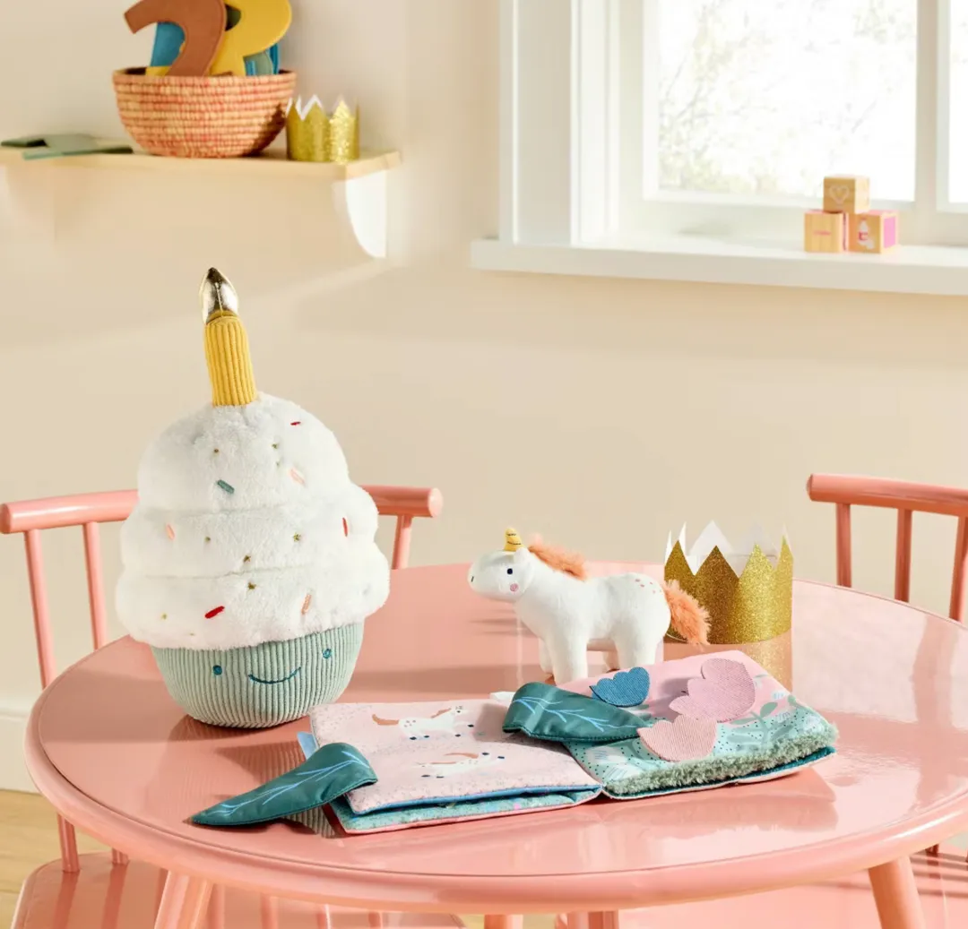 Libro Interactivo Suave con Peluche de Unicornio – Cloud Island