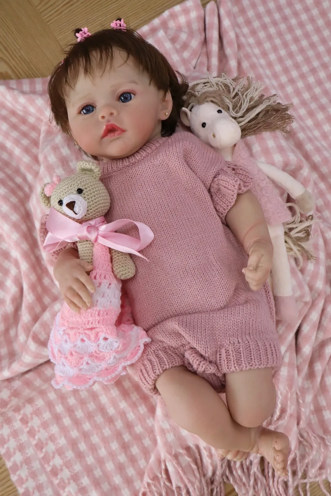 Bebe Reborn Sarita Con Cabello