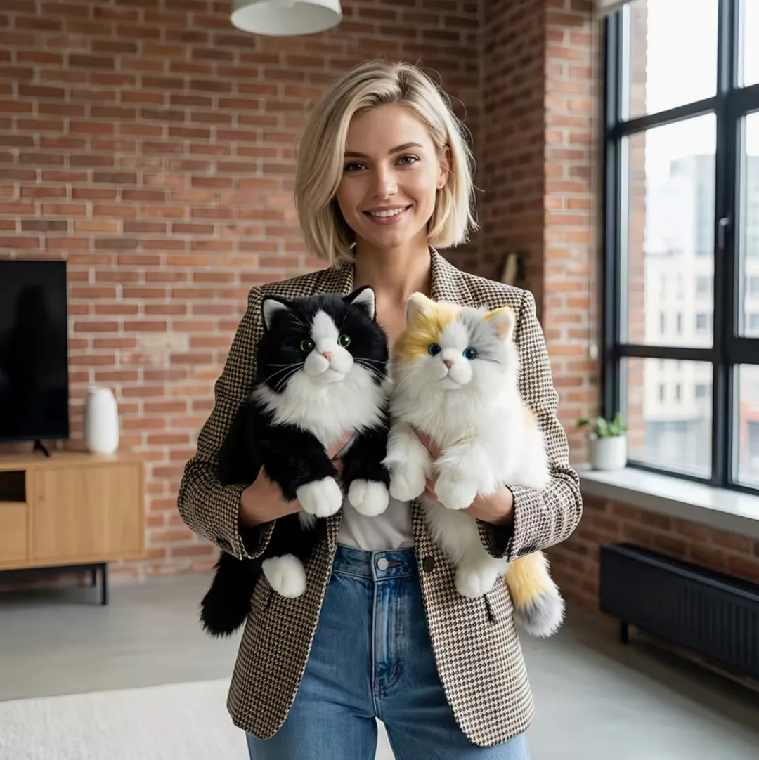 Peluche Gato Amarillo