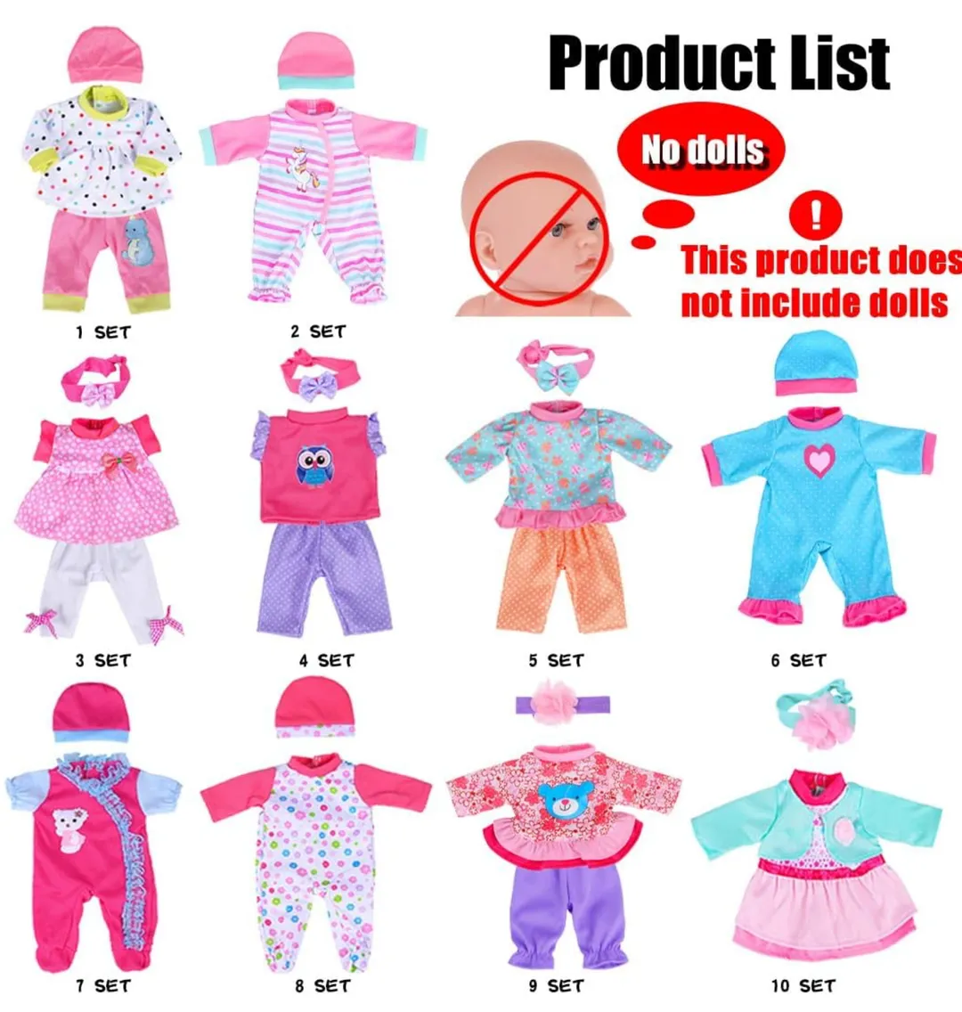 Ropa Bebe Reborn 30/34/35 cm