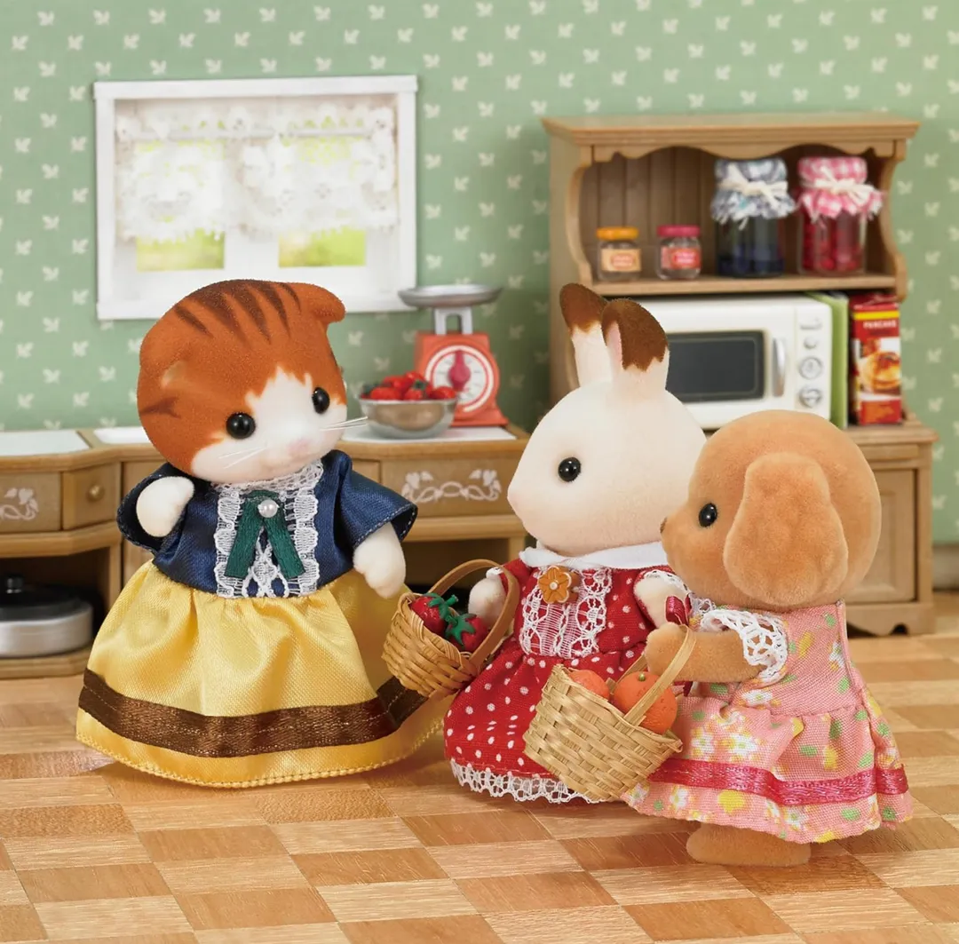 Calico Familia de Gatos de Arce Sylvanian Families 