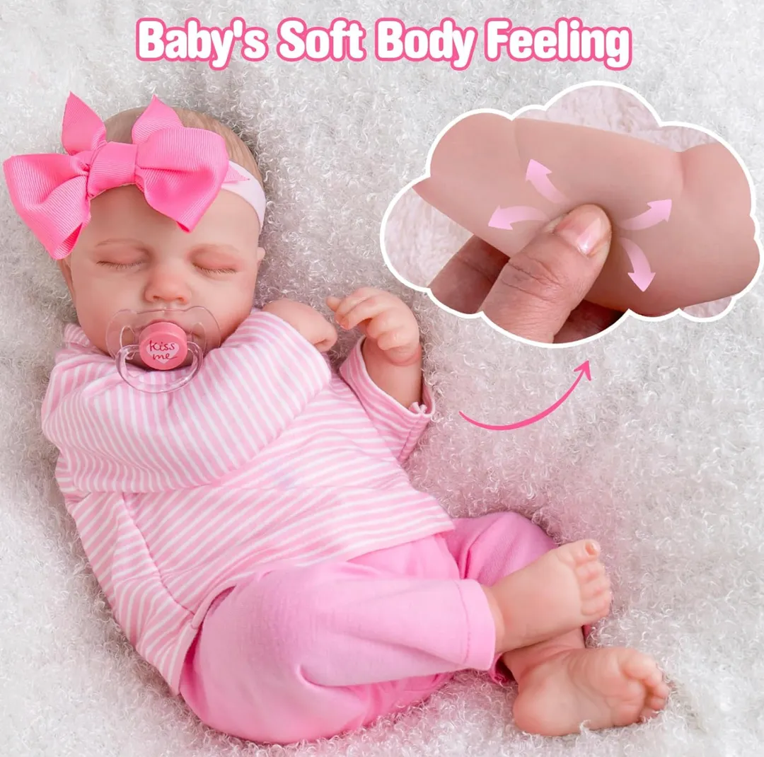 Bebe Reborn Ginny Dormida 