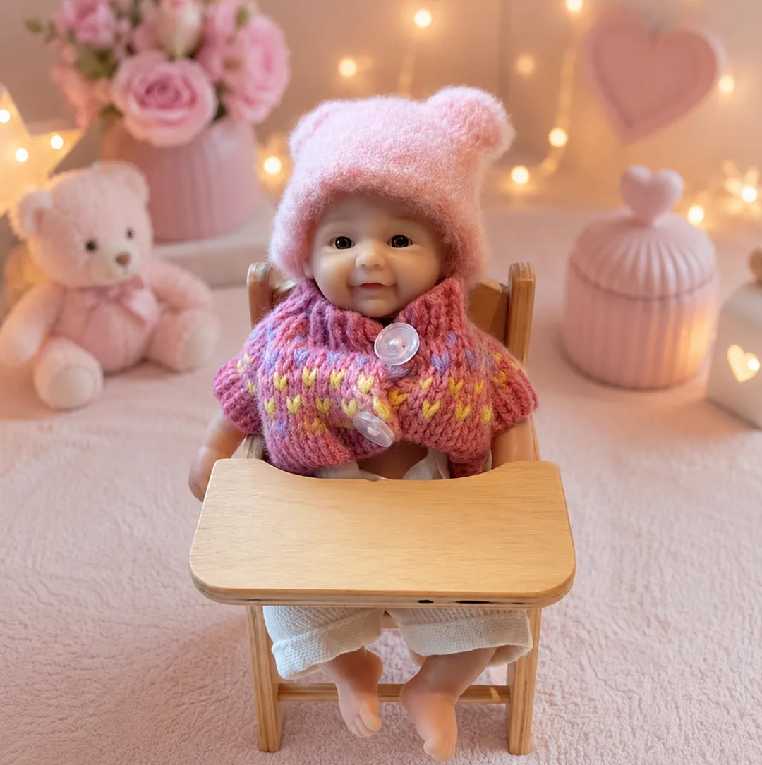 Mini Bebe Reborn Maria Belen Tejida