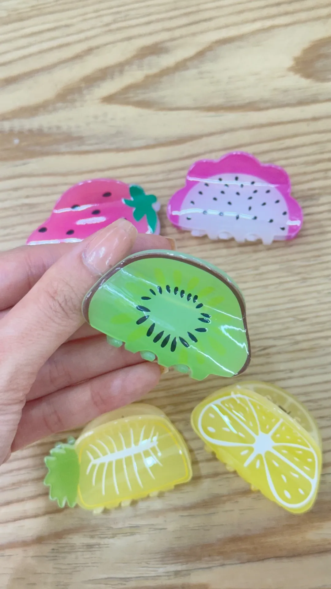 Pinzas Kawaii Frutas