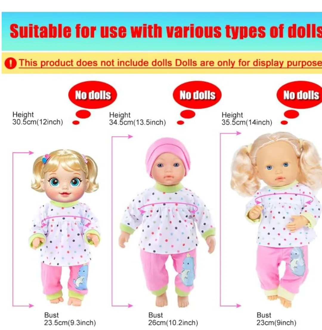 Ropa Bebe Reborn 30/34/35 cm