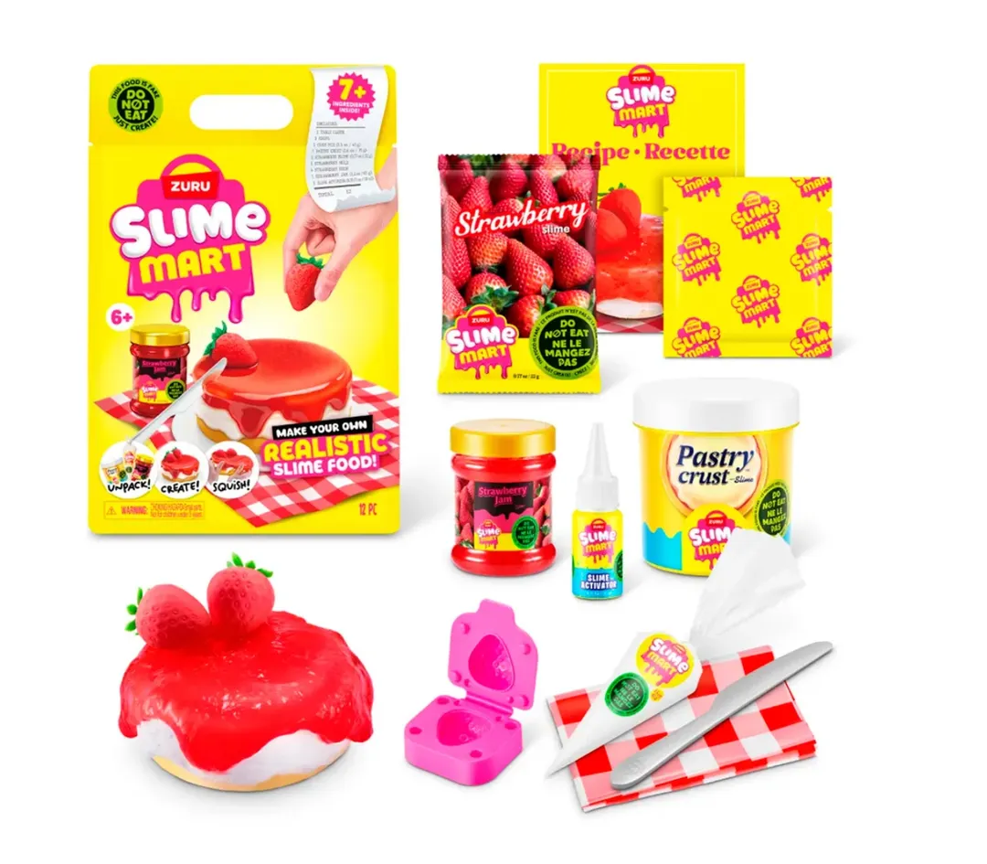 Slime Mart Bolsa Compras Cheesecake Fresa 