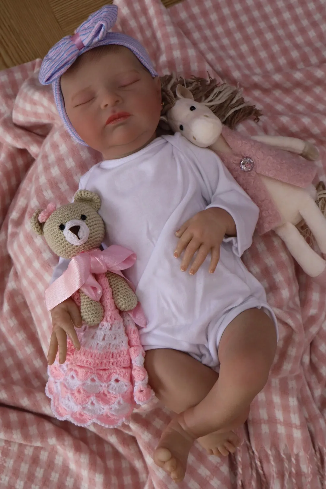 Bebe Reborn Valentina Ropa Blanca