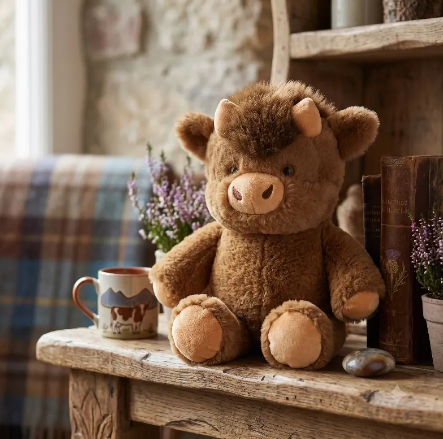 Peluche Torito Que Corre Cafe