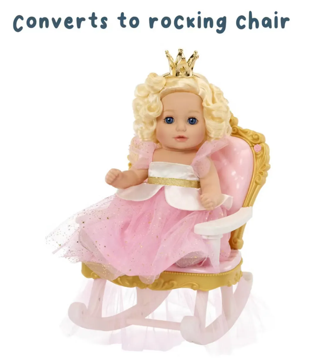 Baby Born Silla Mecedora 2 en 1 para Muñecas