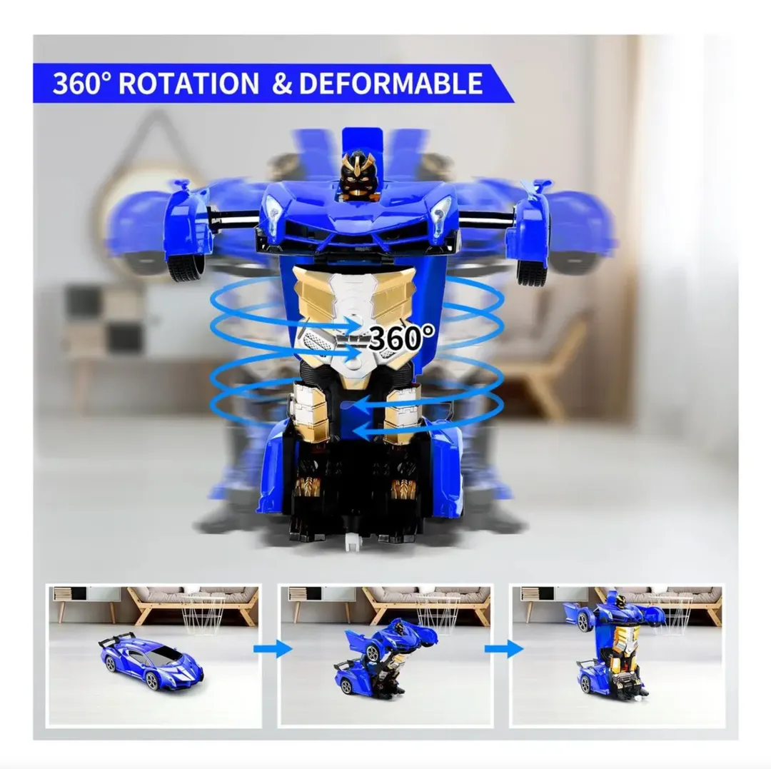 Carro Transformer Azul