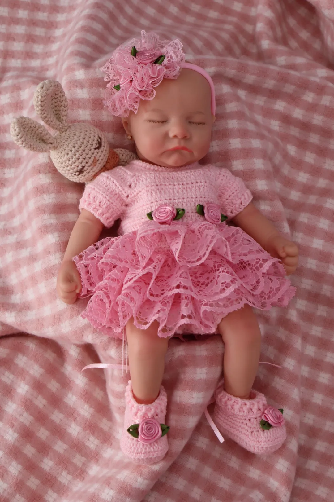 Bebe Reborn Valentina Platino Rosa