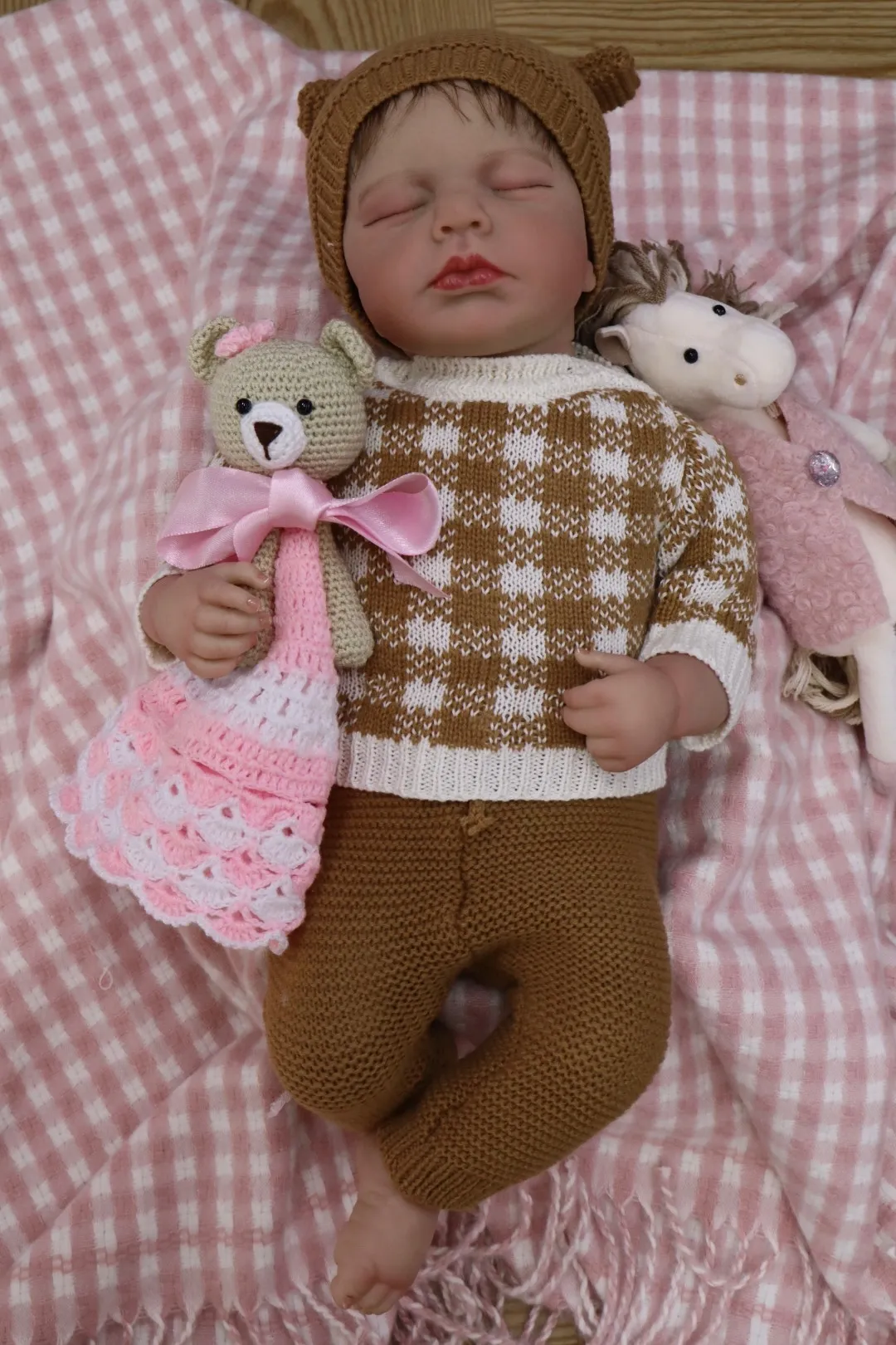 Bebe Reborn Samuel Cafe Niño