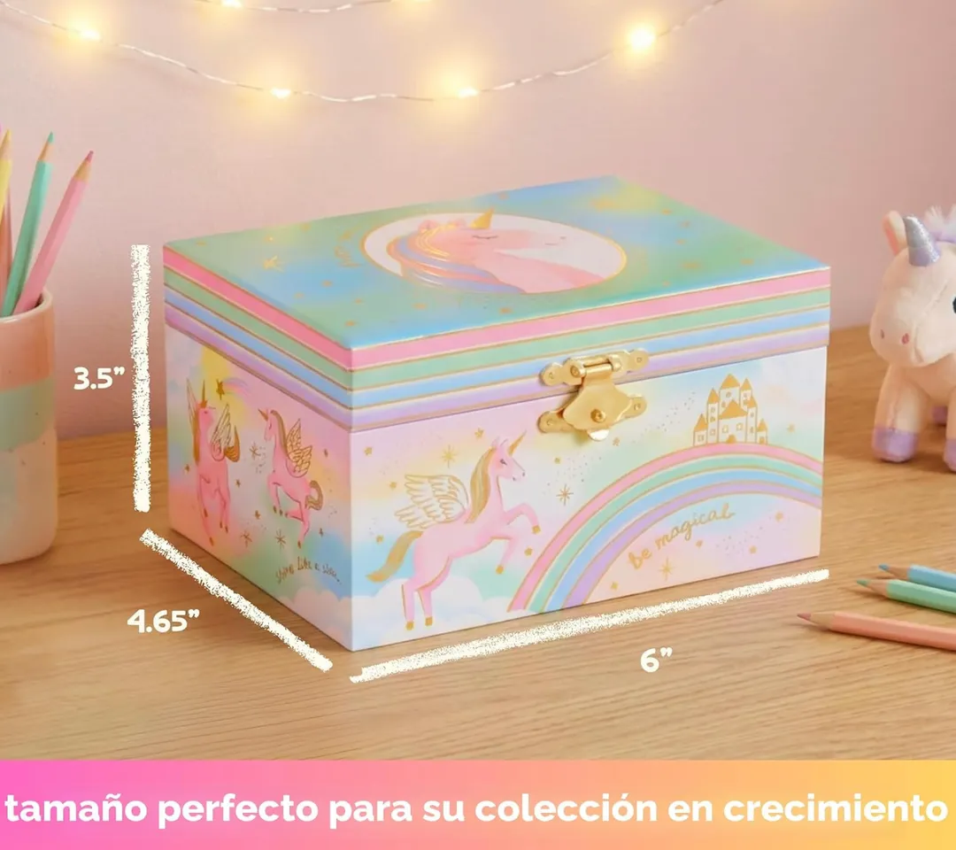 Joyero De Unicornio Morado