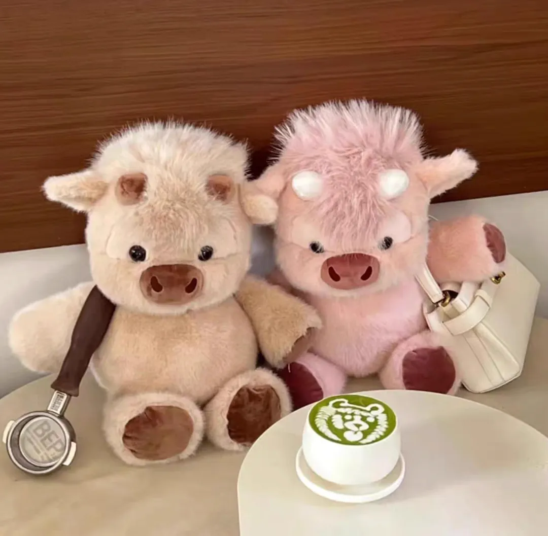 Peluche Torito Que Corre Rosa