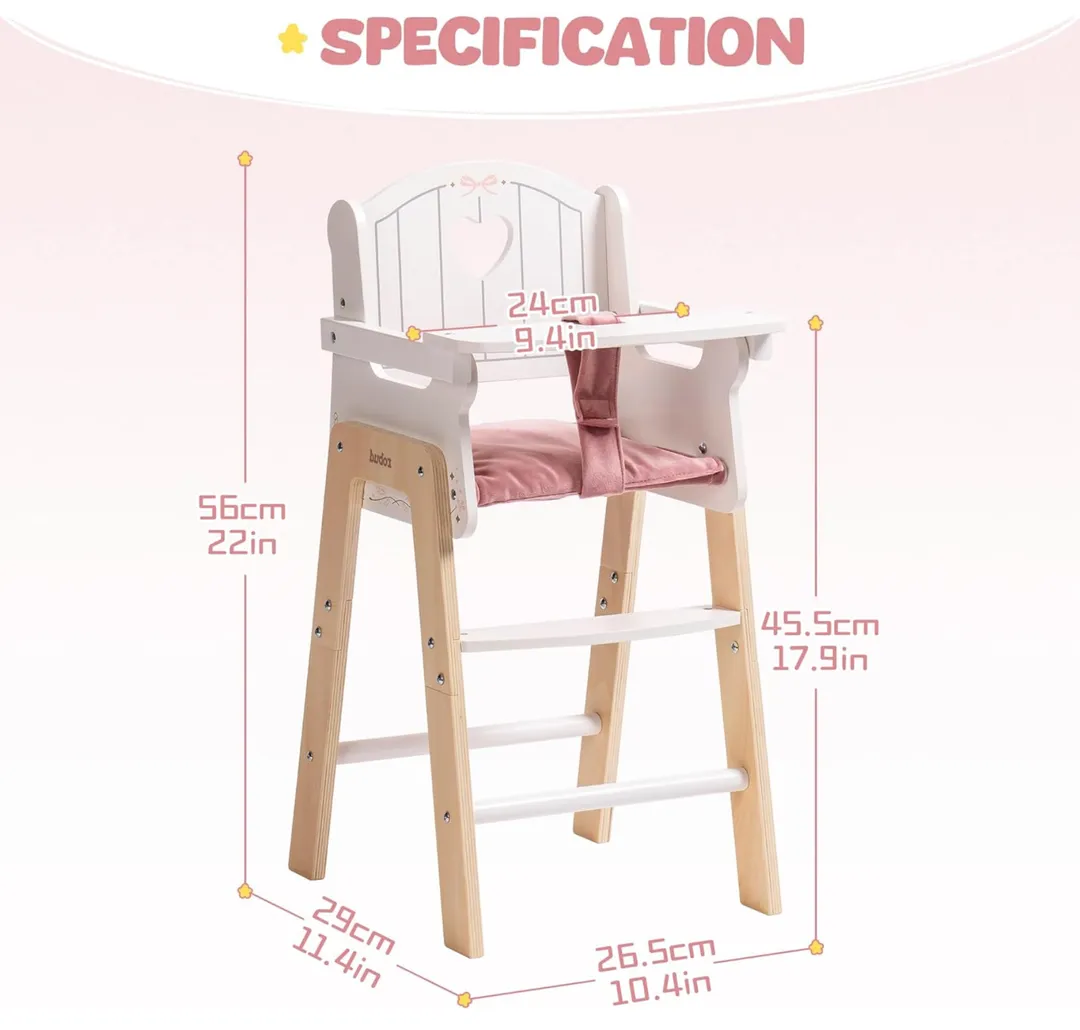 Silla Para Comer Corazon 