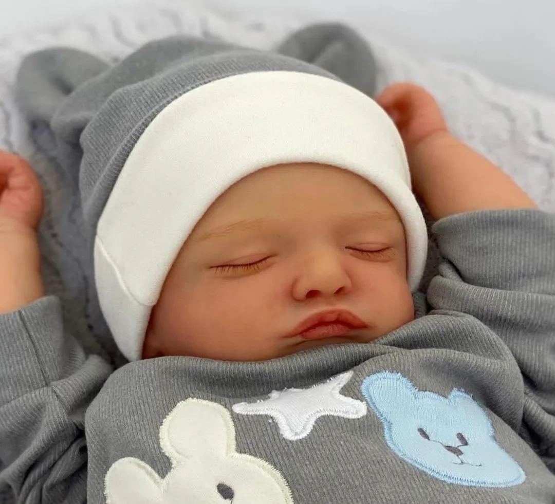 Bebe Reborn Camilo Gris Niño