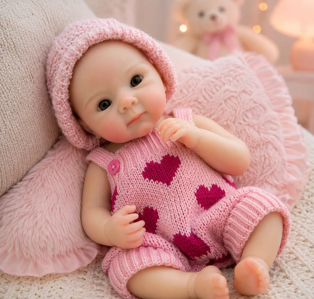 Bebe Reborn Mia Corazones Platino