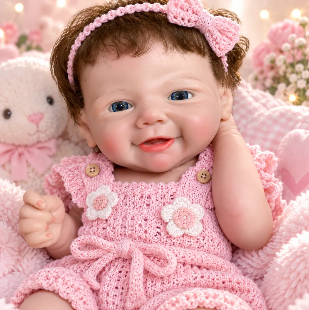 Bebe Reborn Maria Belen Con Cabello 