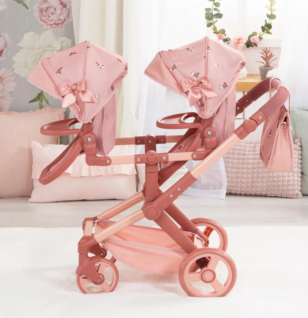 Coche Doble Flores