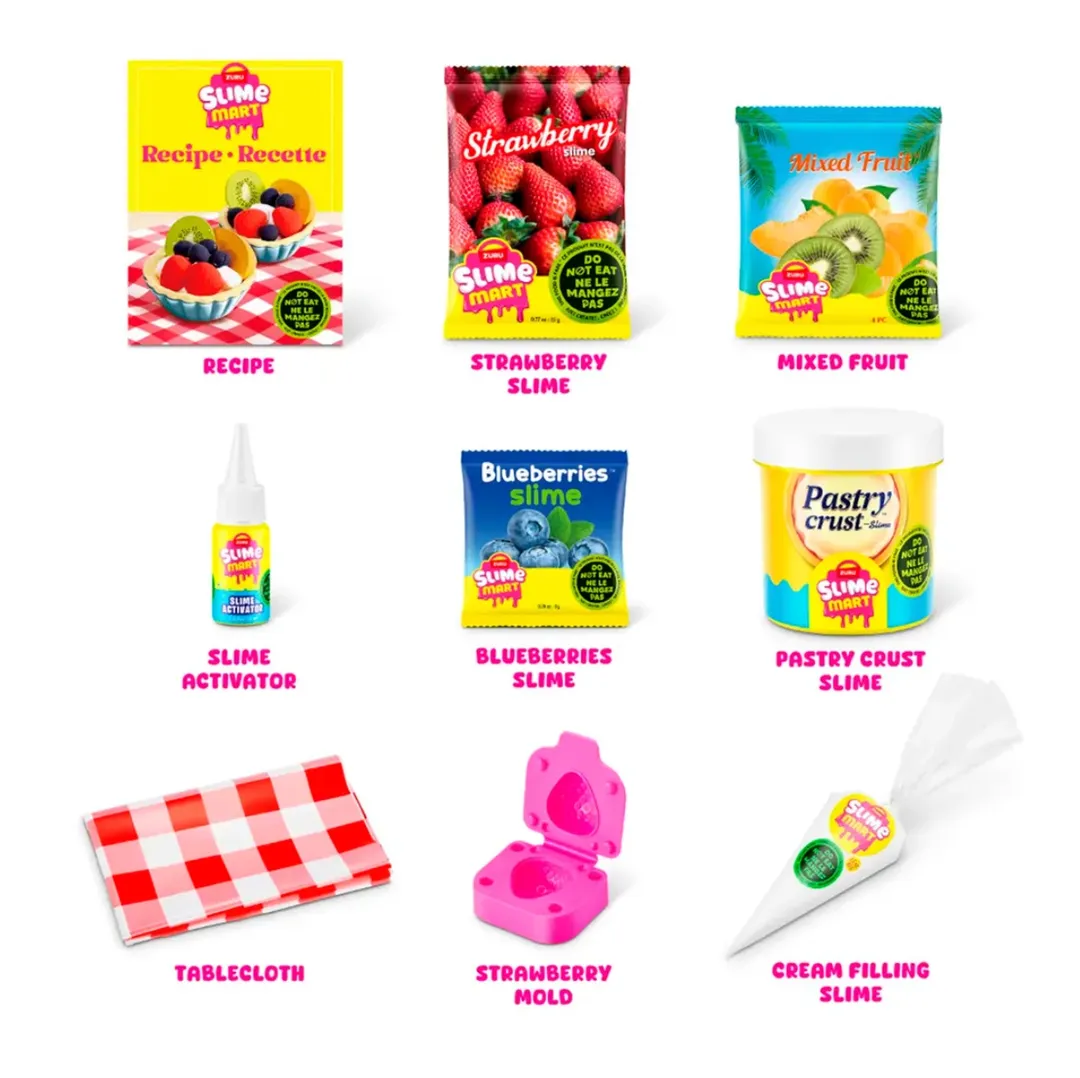 Slime Mart Bolsa Compras Tarta de Frutas 