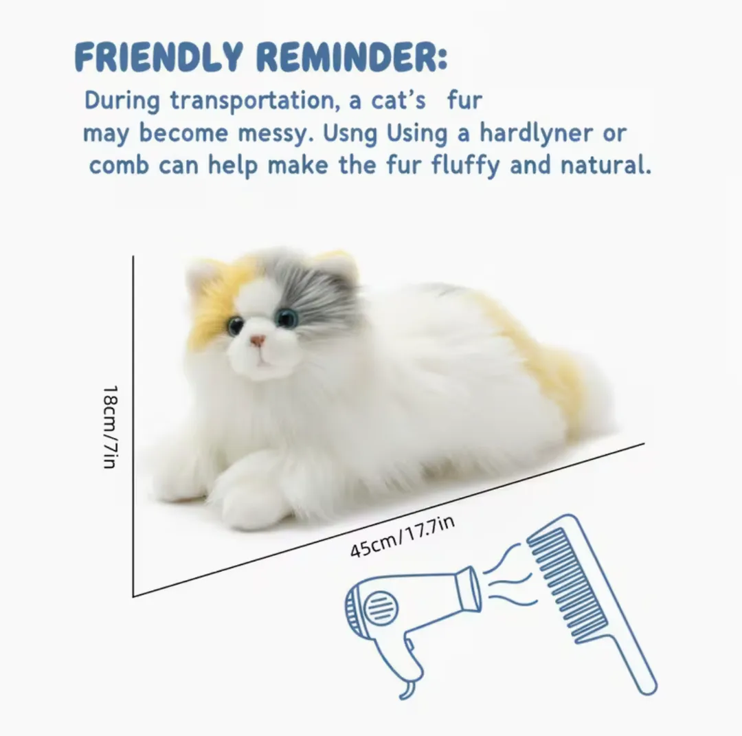 Peluche Gato Amarillo