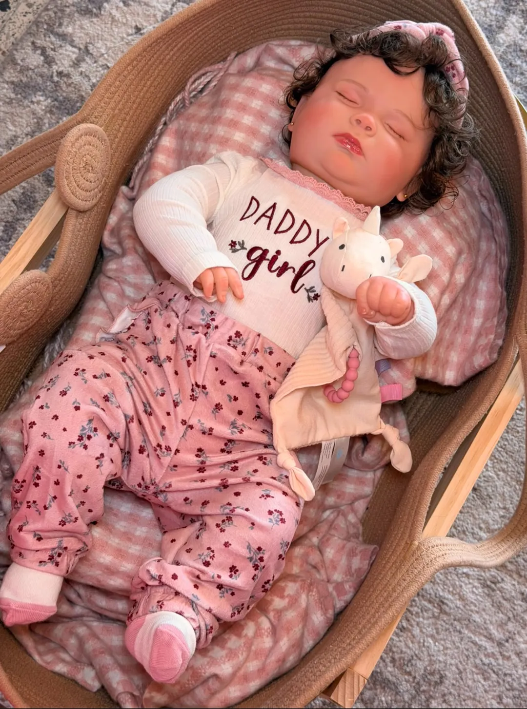 Bebe Reborn Anna Rosa Flores Toddler