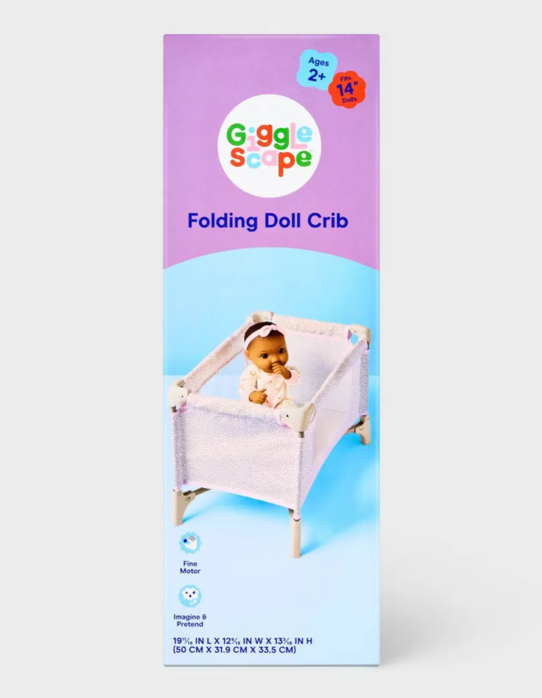 Cuna Plegable para Muñecas 