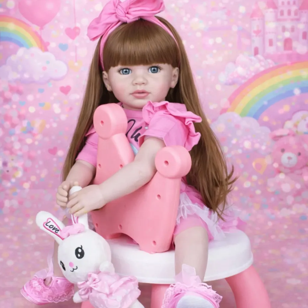 Bebe Reborn Alice Cabello Largo