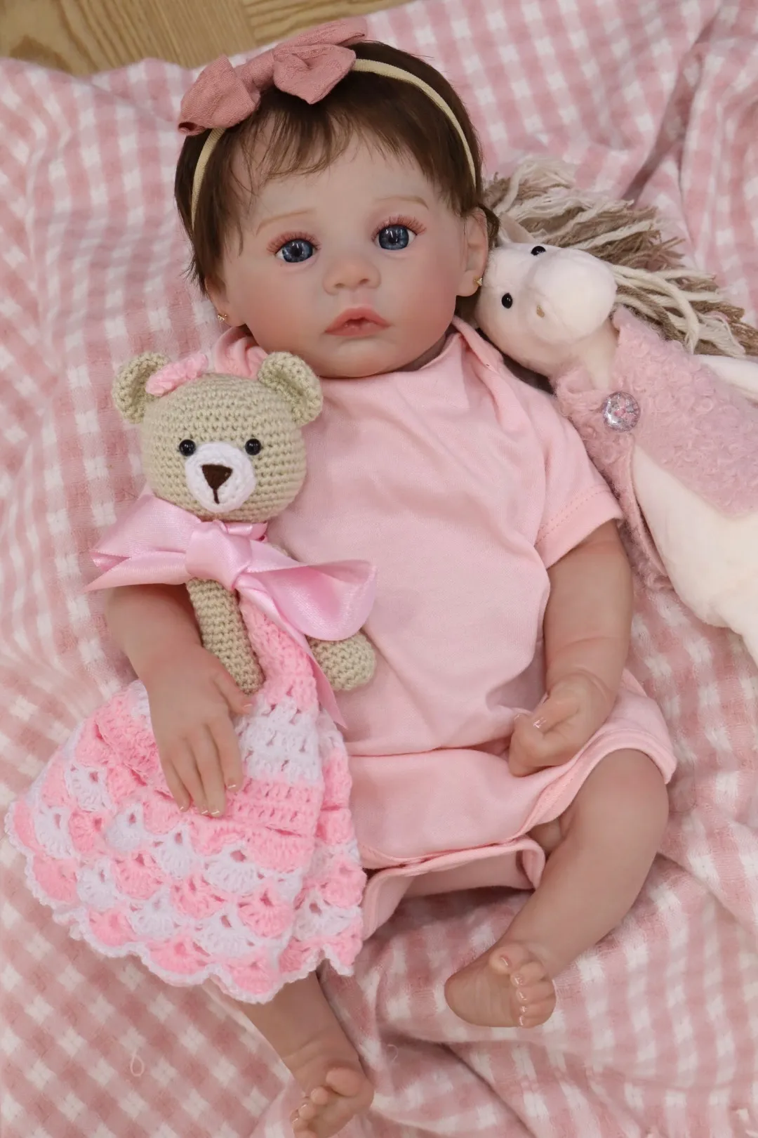 Bebe Reborn Laurita Con Cabello