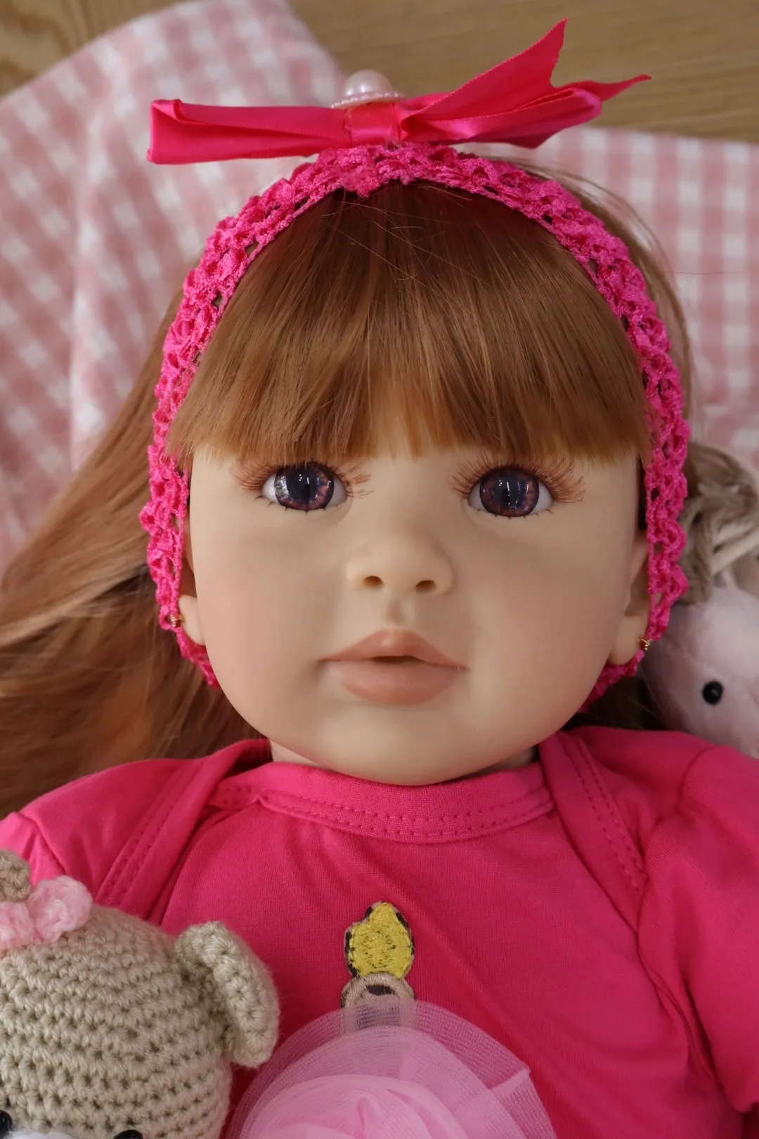 Bebe Reborn Maria Cabello Largo