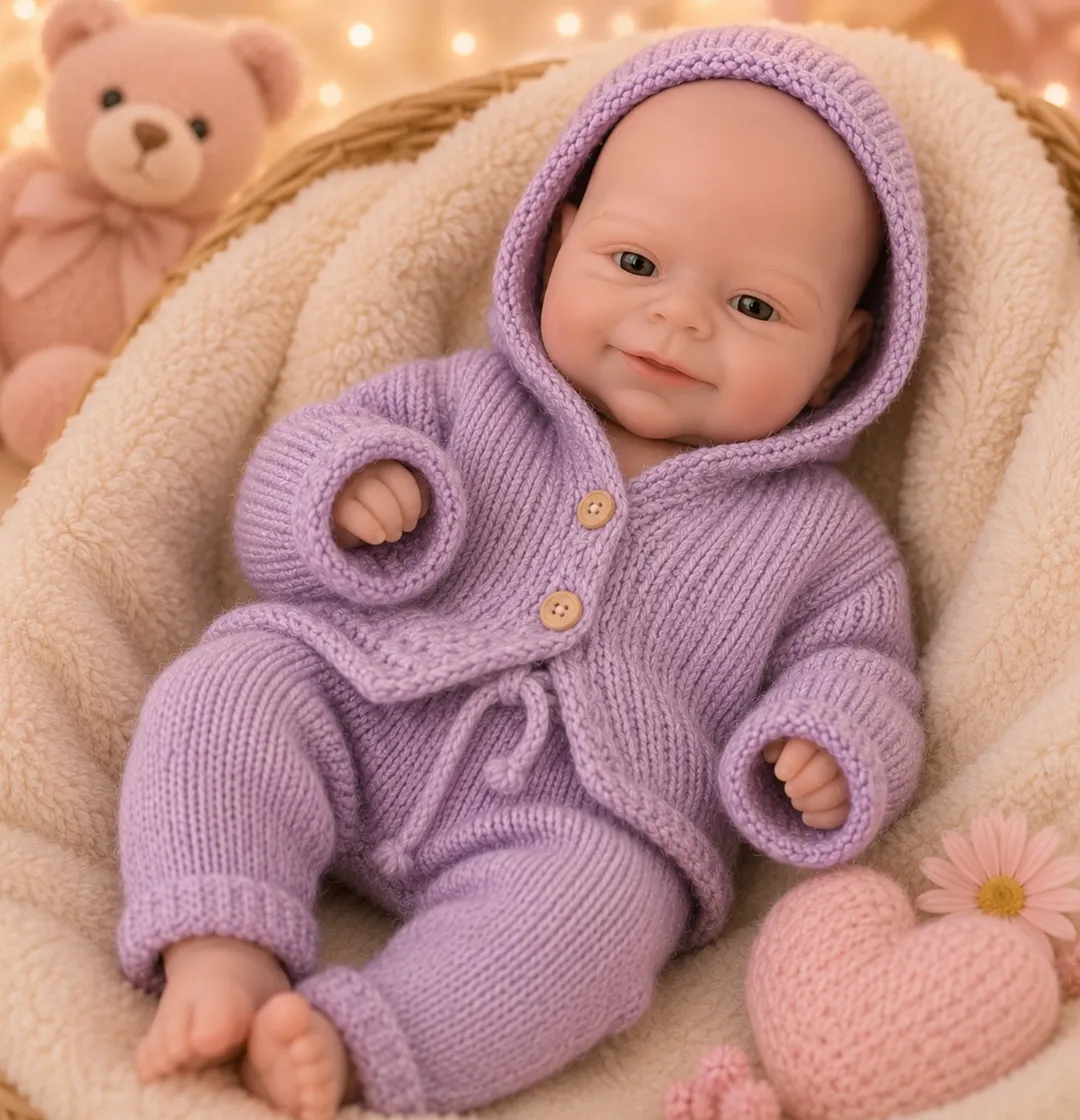 Bebé Reborn Alison Platino 