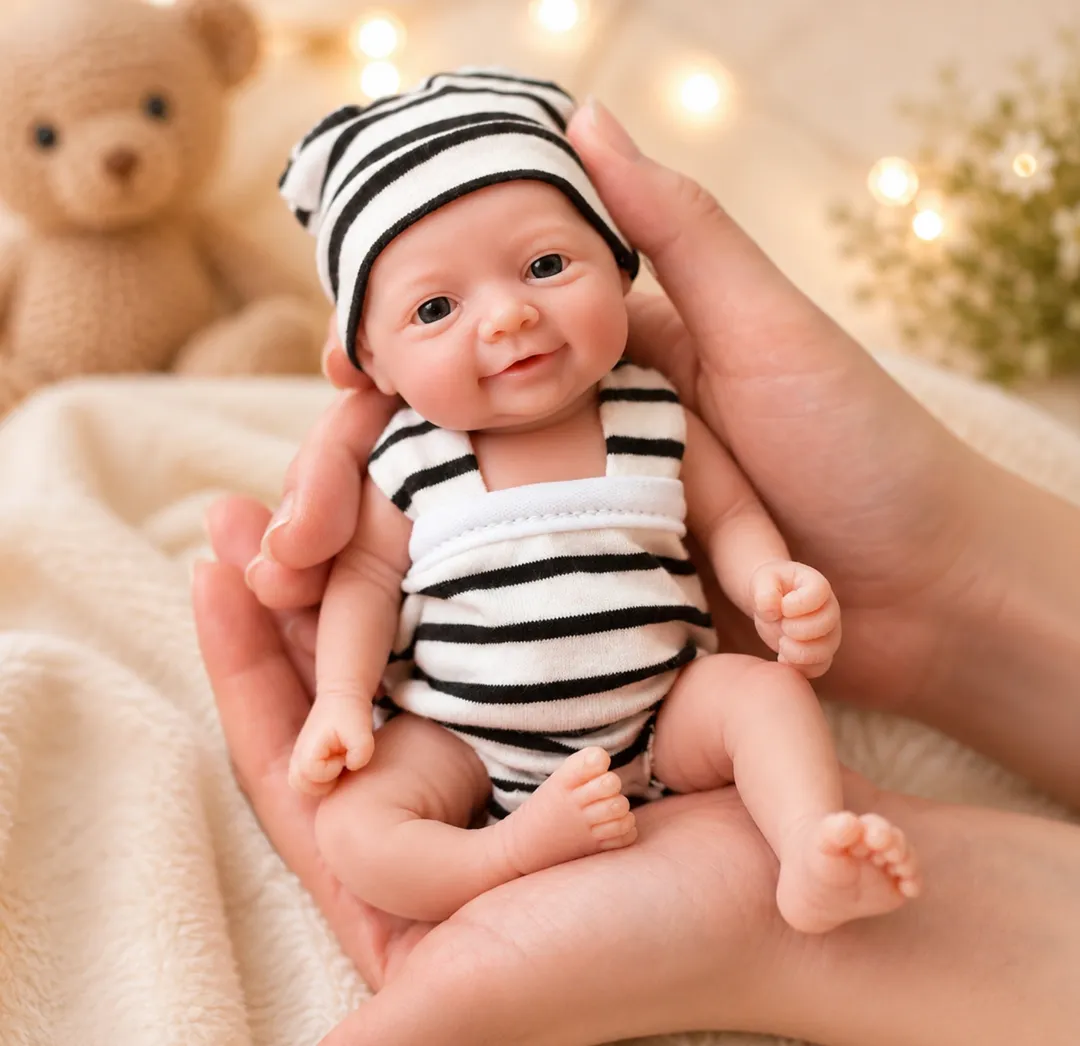 Mini Bebe Reborn Antoni Platino