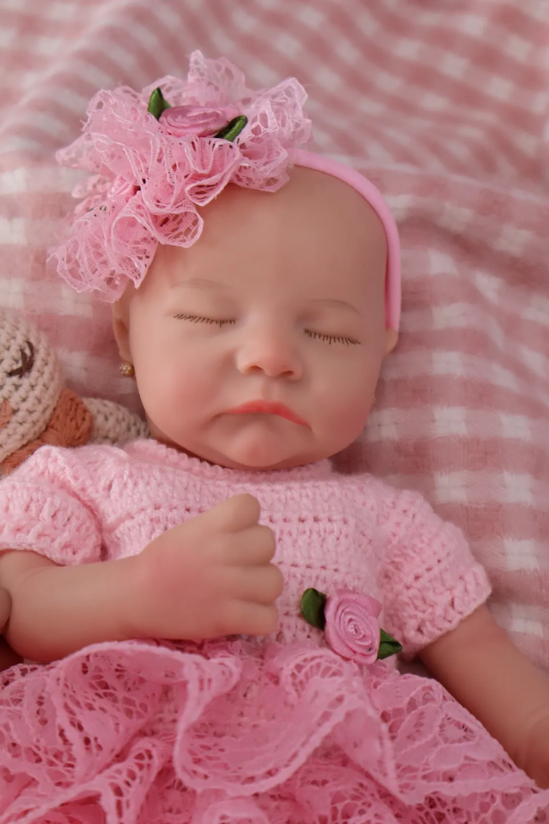 Bebe Reborn Valentina Platino Rosa