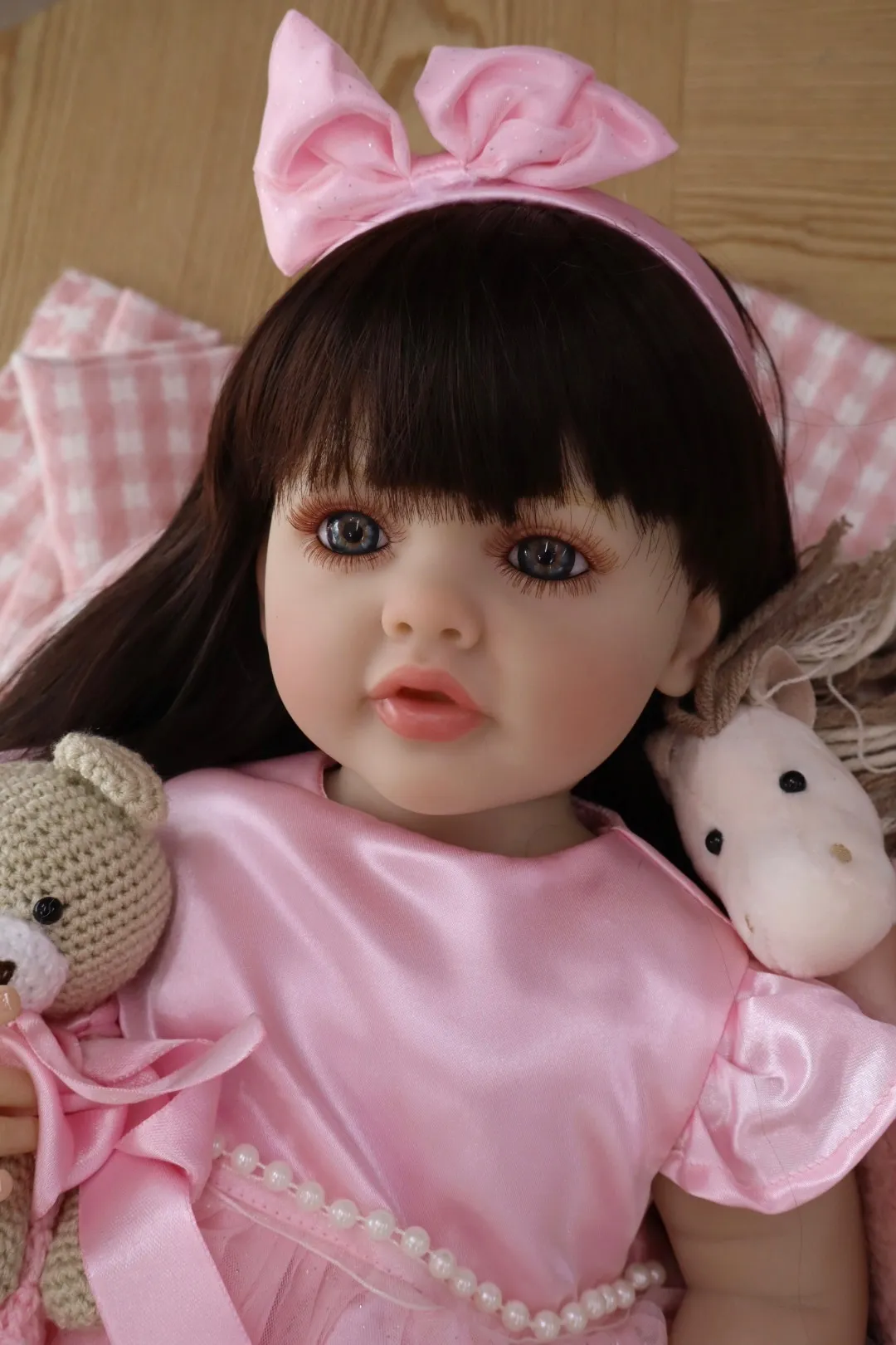 Bebe Reborn Salome Cabello Largo 