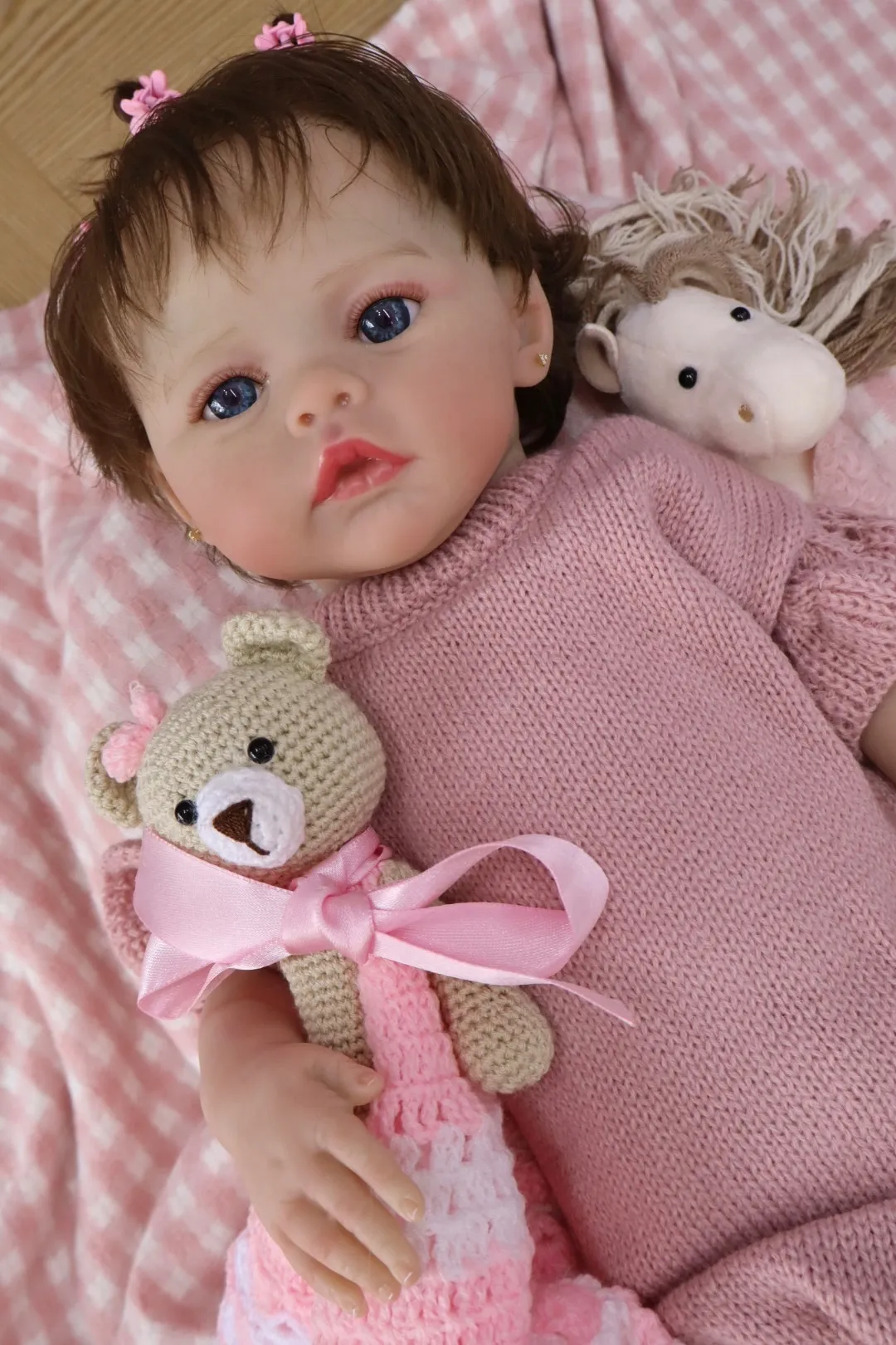 Bebe Reborn Sarita Con Cabello