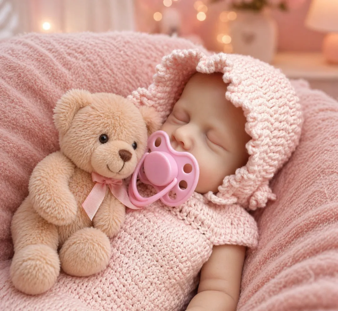 Bebe Reborn Sammy Rosada Platino 