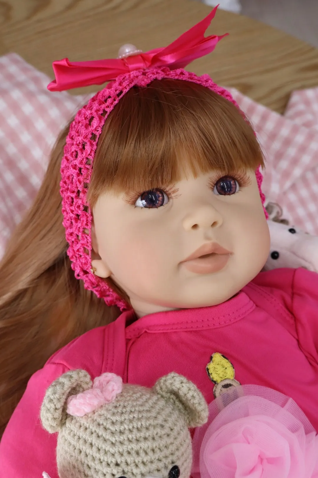 Bebe Reborn Maria Cabello Largo