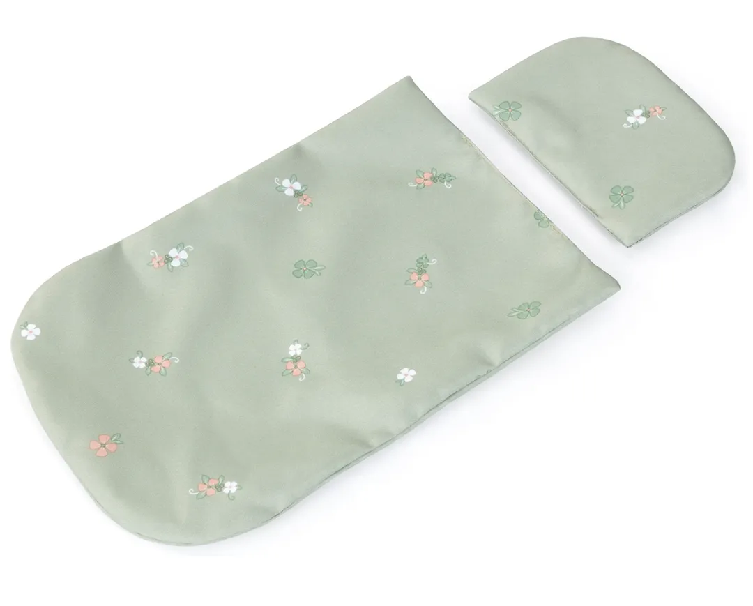 Coche Flores Verde Menta