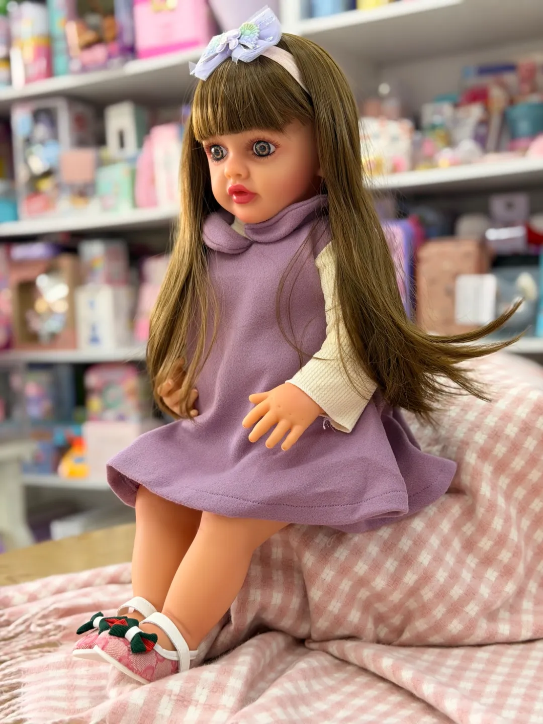 Bebe Reborn Antonia Cabello Largo 