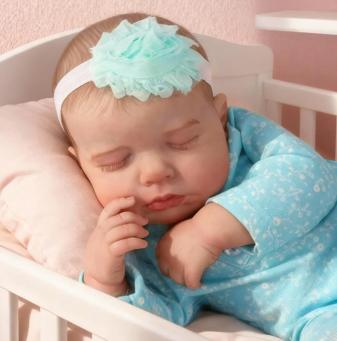 Bebe Reborn Ginny Dormida 