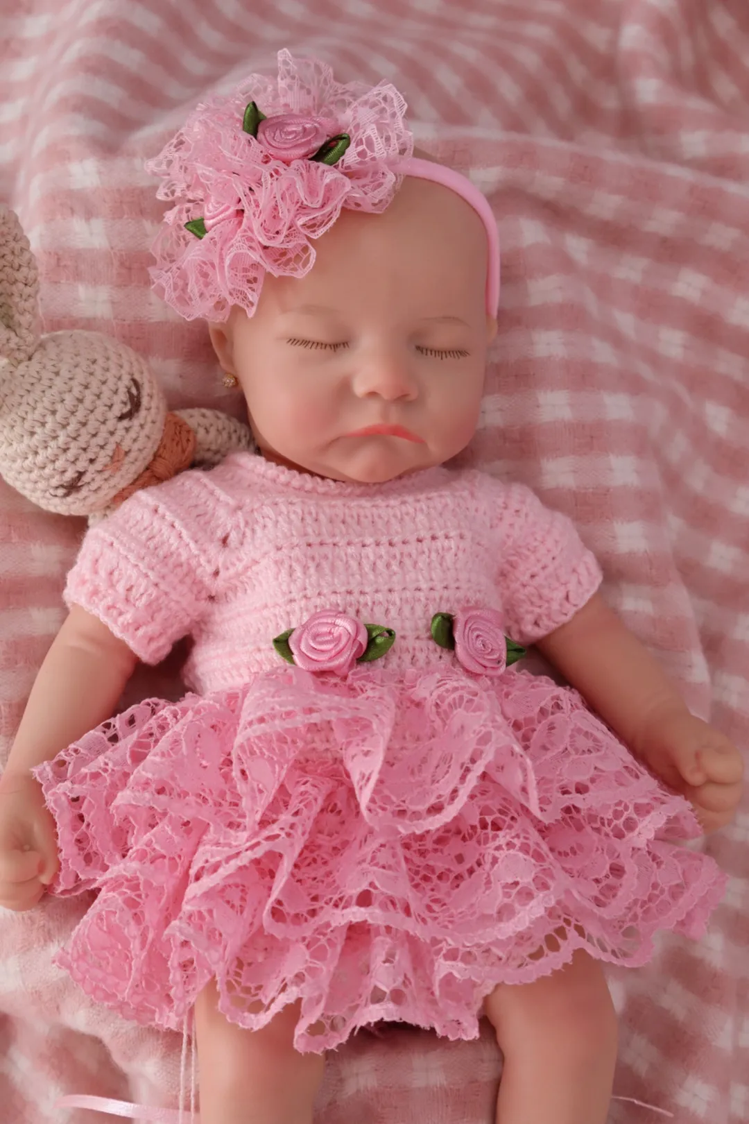 Bebe Reborn Valentina Platino Rosa
