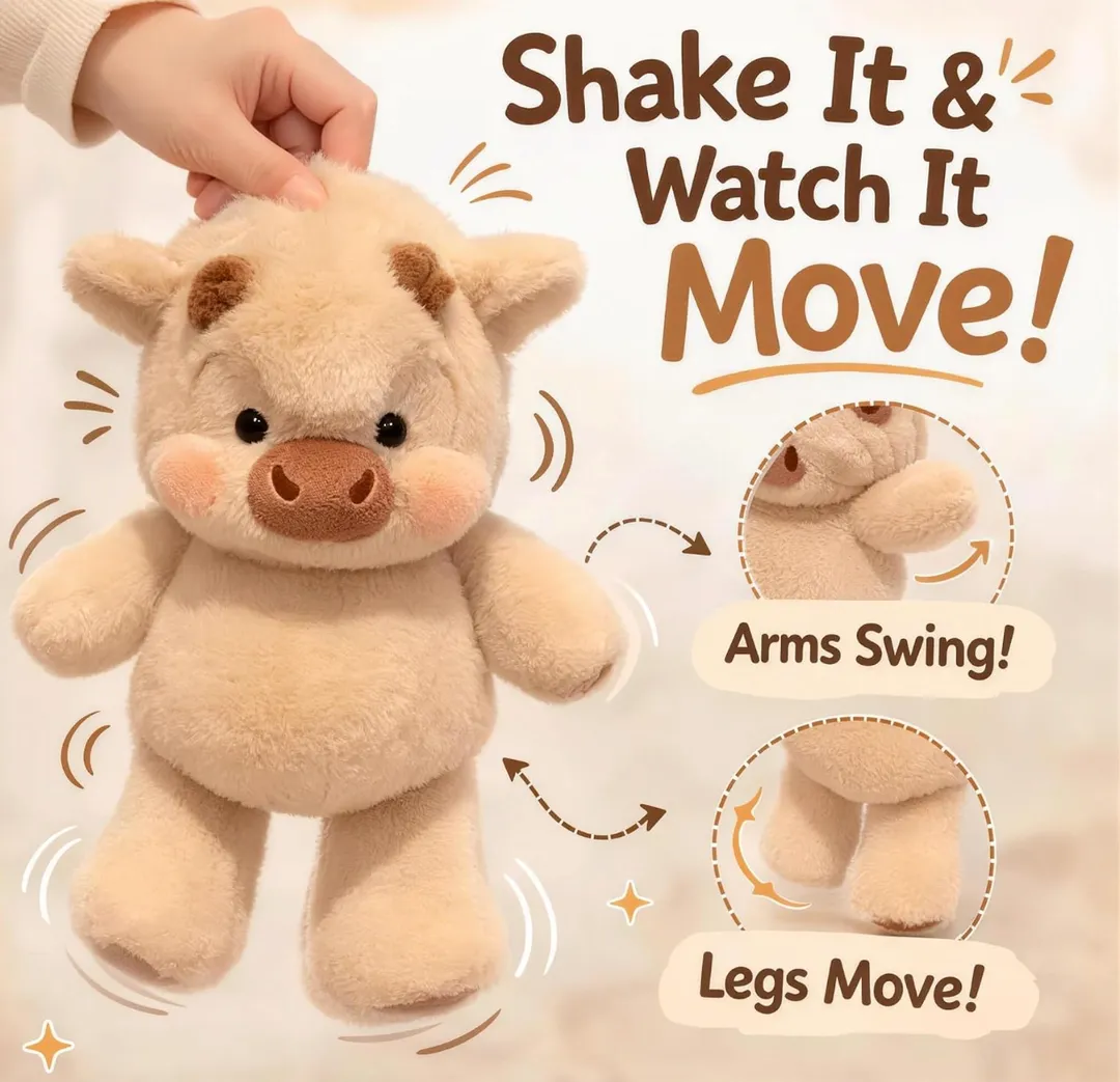 Peluche Torito Que Corre Rosa