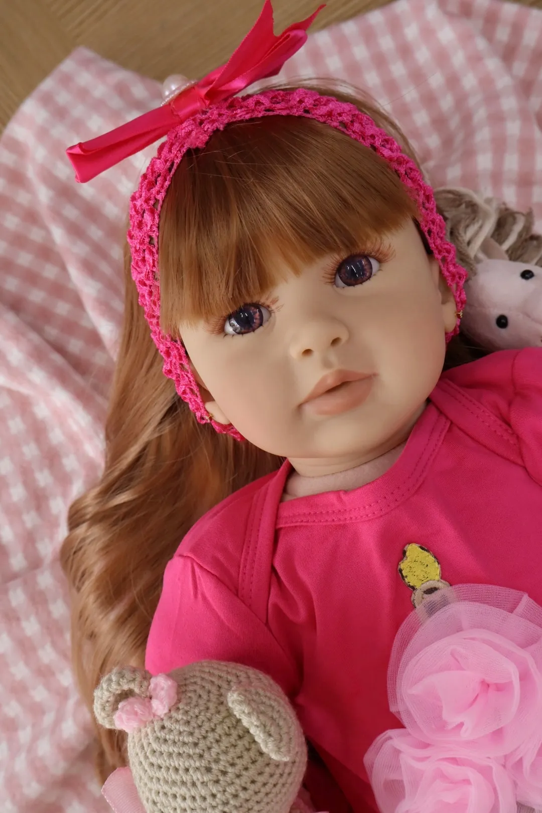 Bebe Reborn Maria Cabello Largo