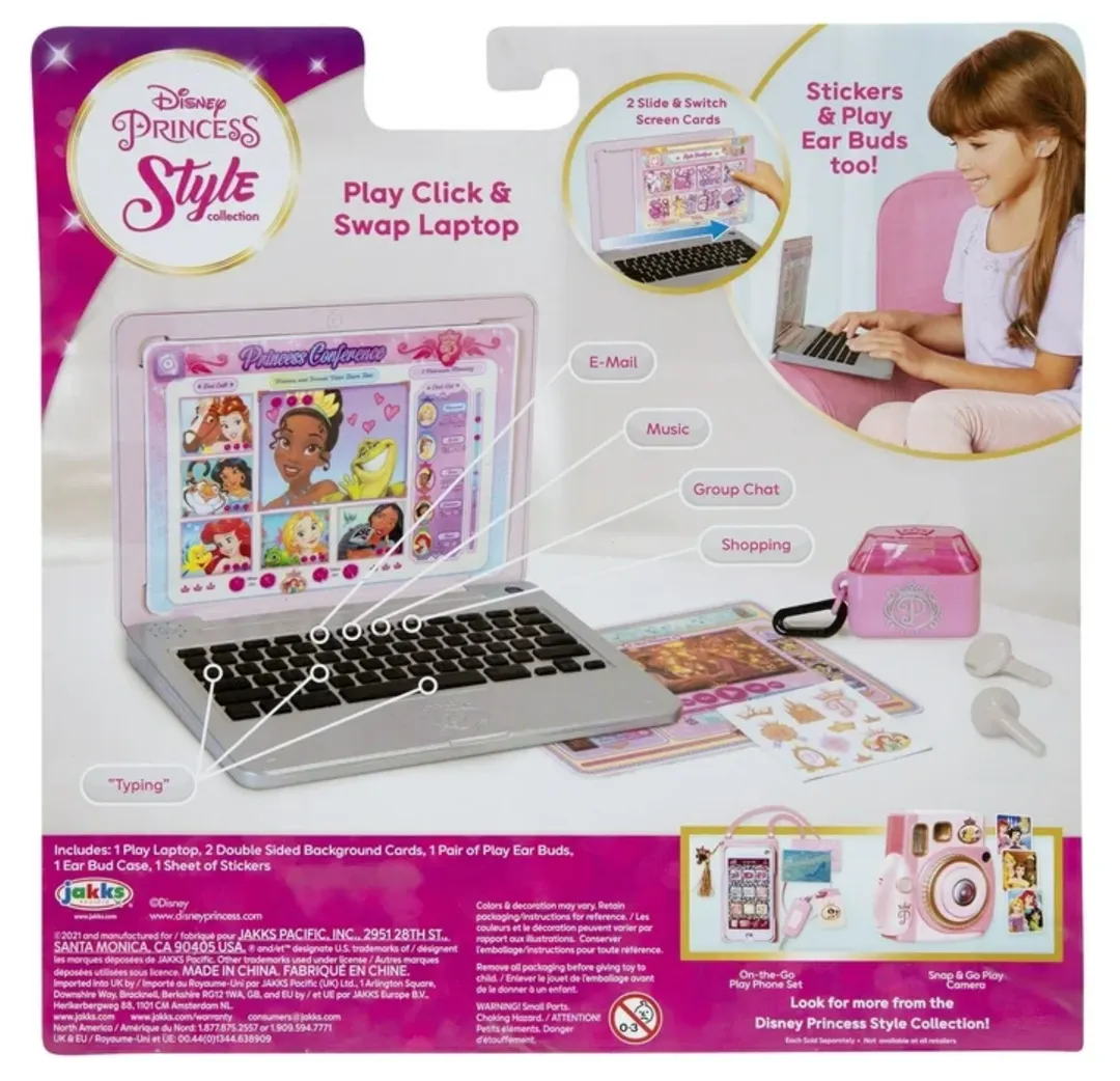 Disney Princess Style Collection Laptop con audifonos 