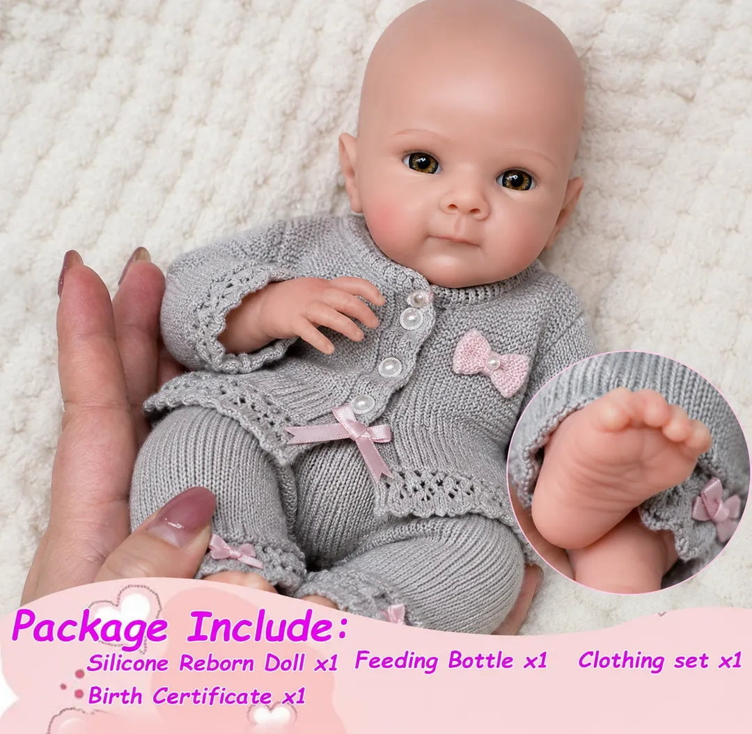 Bebe Reborn Mia Gris