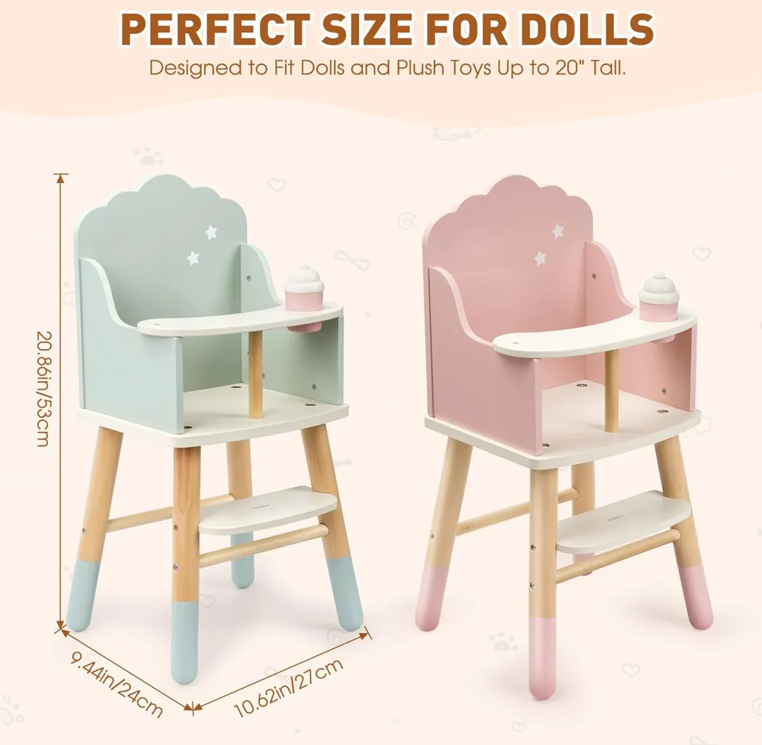 Silla Para Comer Verde Madera