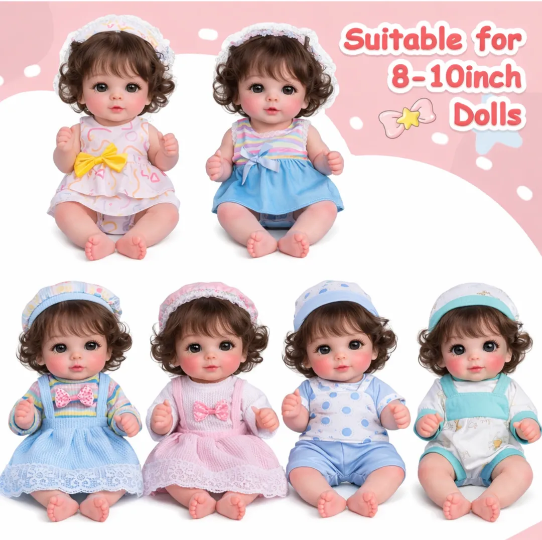 Ropa Bebe Reborn 30/33 Cm x6