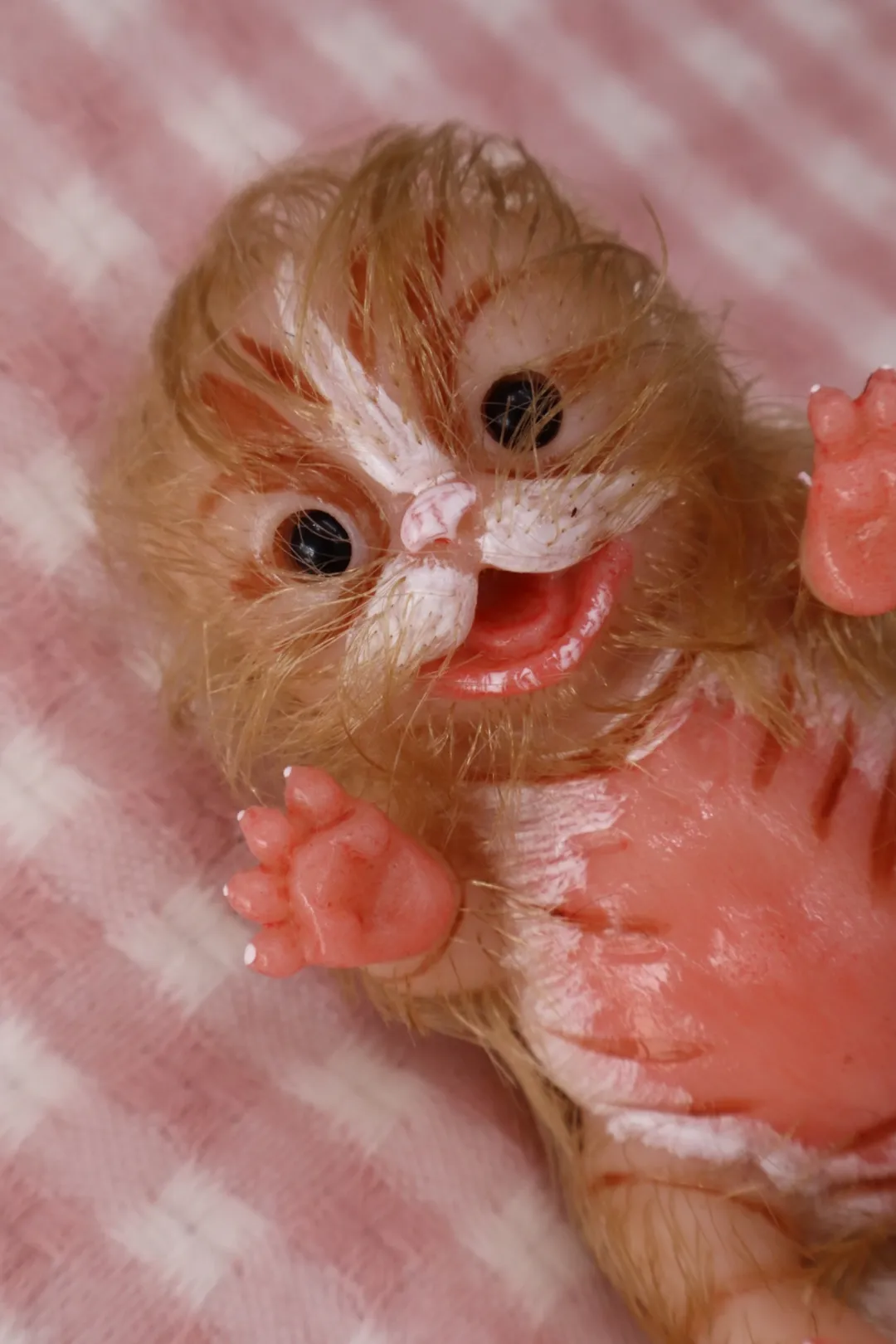 Gato En Silicona Platino