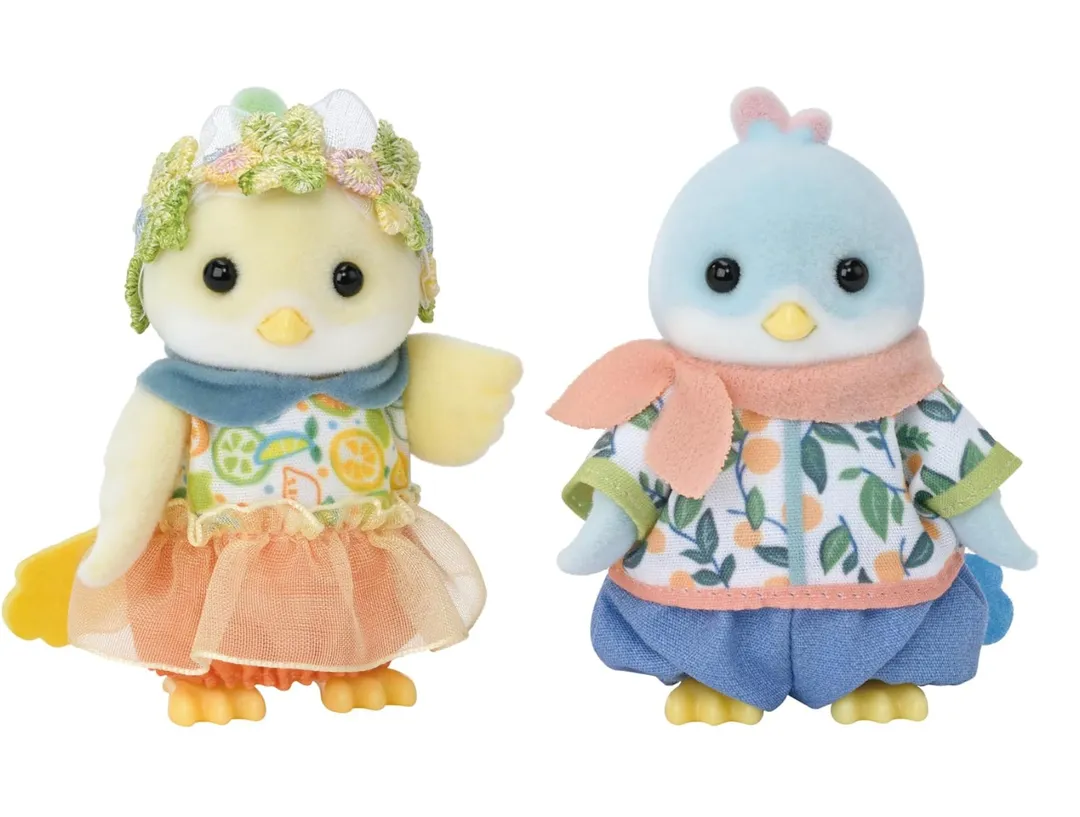 Calico Critters Familia de fuentes Citrus Bird